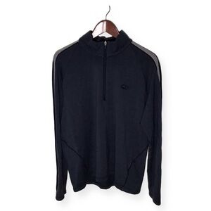 Icebreaker Sport 320 100% Merino Wool Pullover in Navy Size Large.